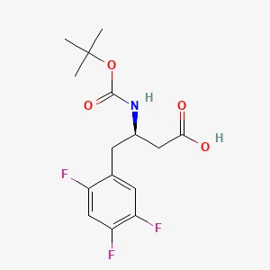 Boc- (r) -3-amino-4- (2,4,5-trifluorofenil) butanoico 丨 CAS 486460-00-8
