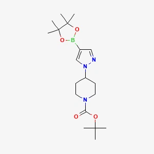 Tert-Butyl 4-[4-(4,4,5,5-tetramethyl-1,3,2-dioxaborolan-2-yl)-1H-pyrazol-1-yl]piperidine-1-carboxylate丨CAS 877399-74-1